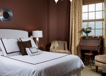 Спальня в коричневом — изысканное спокойствие