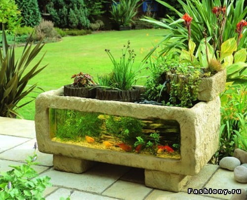 аквариум в саду
