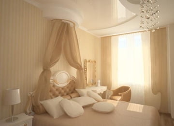 Дизайн интерьера маленькой спальни