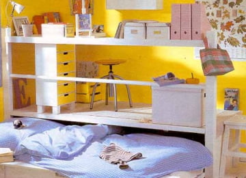 Лимонная детская комната