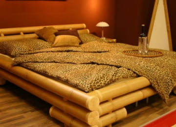 Кровати из бамбука — символ благополучия
