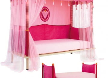 Кровать для девочки — сон для принцессы