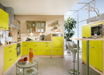 Лимонно-желтый интерьер в квартире