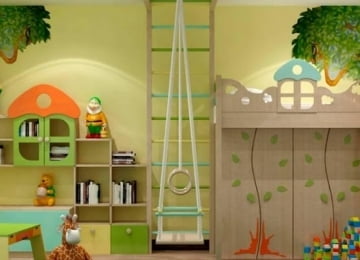 Дизайн интерьер детской комнаты