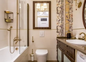 Дизайн интерьера ванной комнаты в Москве