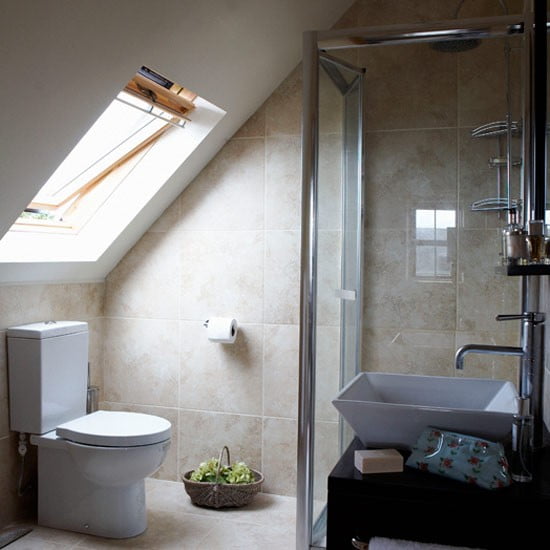 Ванная комната в мансарде • PROремонт: всё про ремонт и обустройство жилья